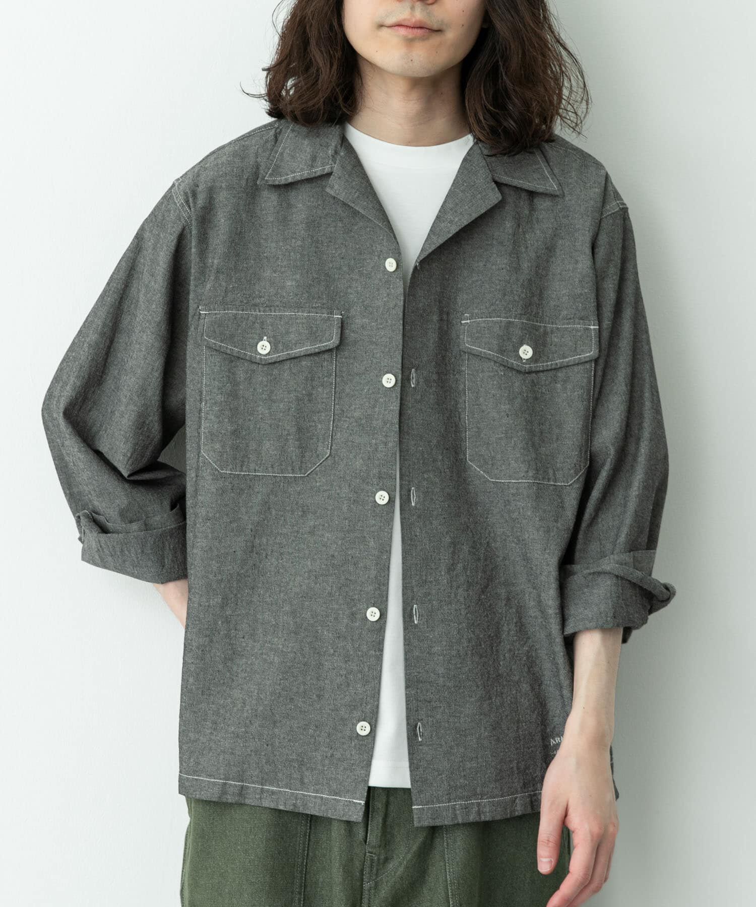 Sonny Label 「ARMY TWILL　CHAMBRAY OPEN COLLAR SHIRTS」|シャツ・ブラウス|