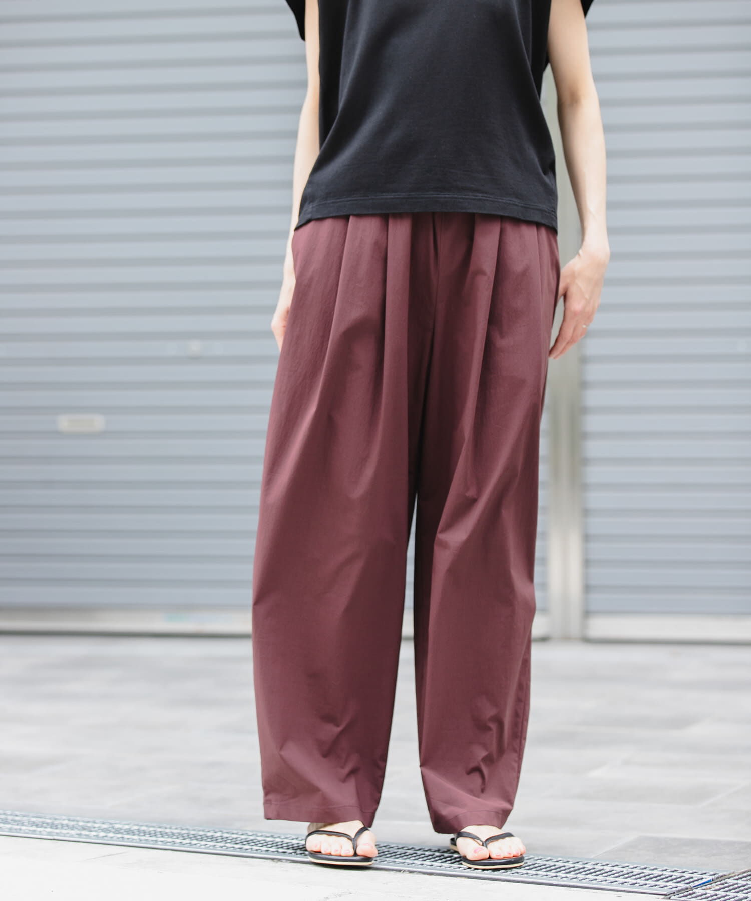 URBAN RESEARCH DOORS「FORK&SPOON　撥水ツータックイージーパンツ」|その他|