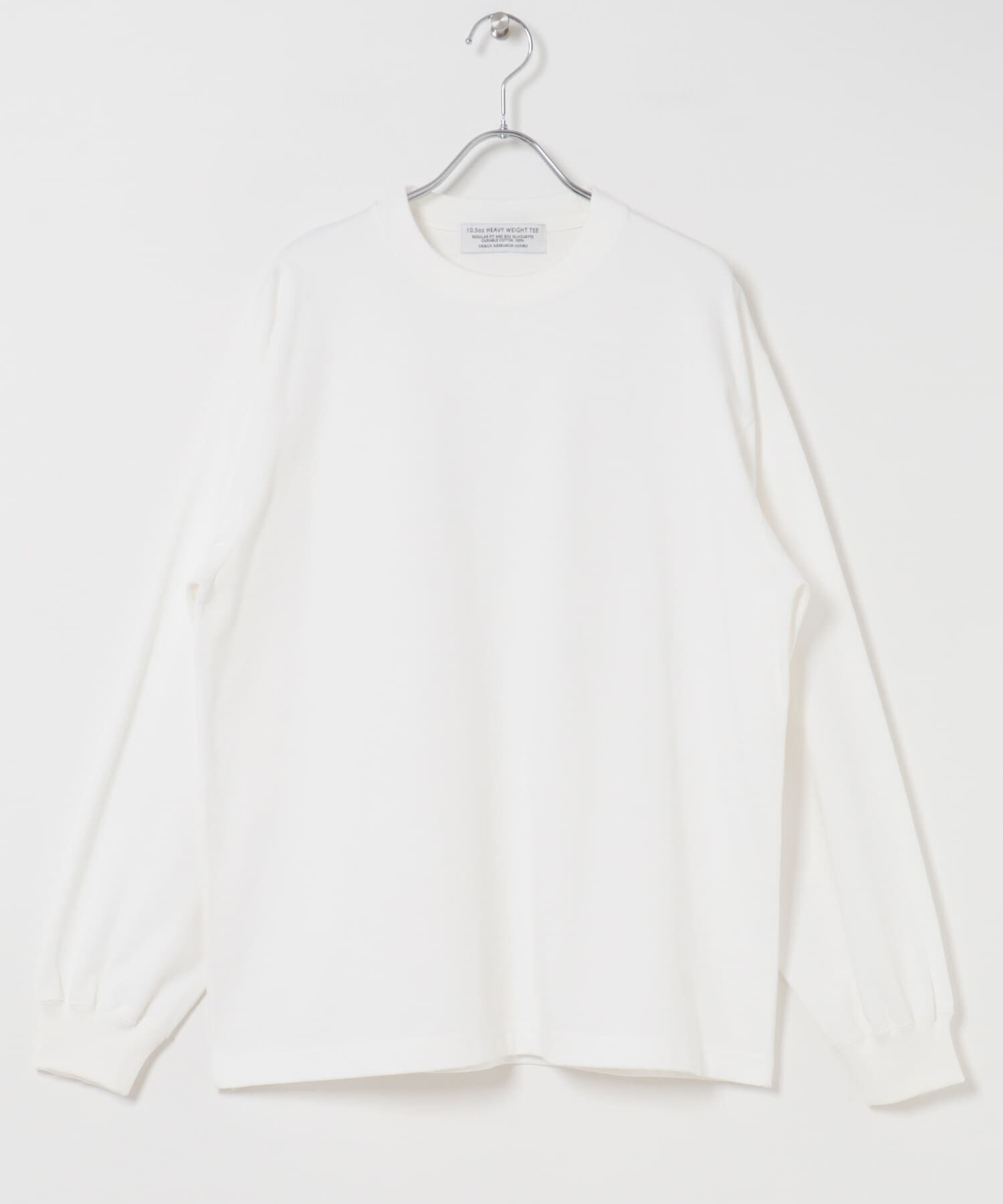 URBAN RESEARCH DOORS「10.5オンス ヘビーウェイトロングスリーブ Tシャツ」|Tシャツ・カットソー|