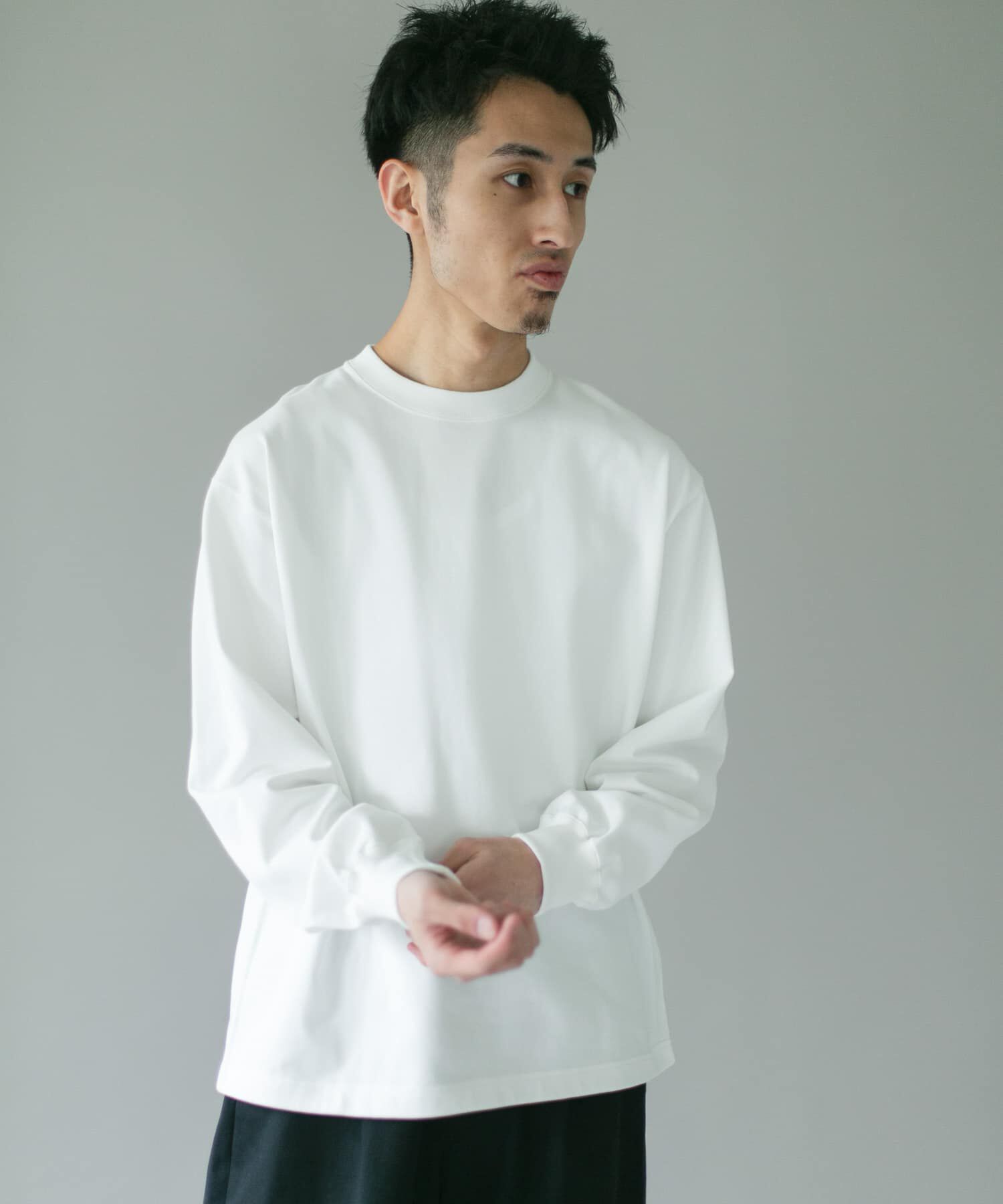 URBAN RESEARCH DOORS「10.5オンス ヘビーウェイトロングスリーブ Tシャツ」|Tシャツ・カットソー|