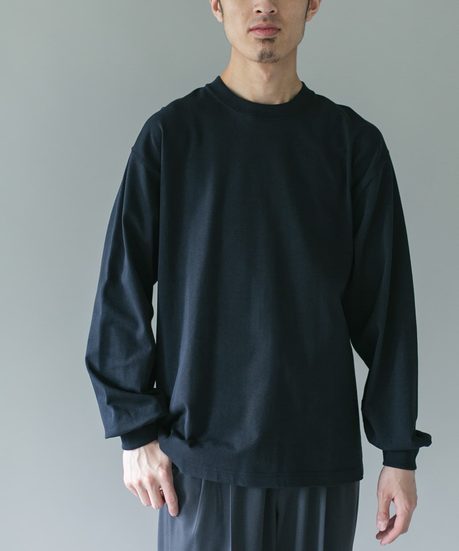 URBAN RESEARCH DOORS「10.5オンス ヘビーウェイトロングスリーブ Tシャツ」|Tシャツ・カットソー|