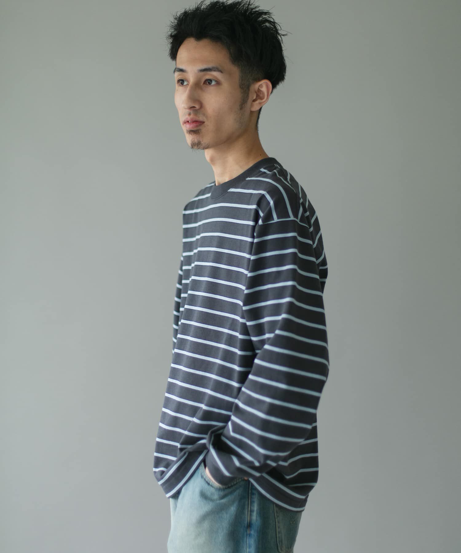 URBAN RESEARCH DOORS「10.5オンス ヘビーウェイトロングスリーブ Tシャツ」|Tシャツ・カットソー|