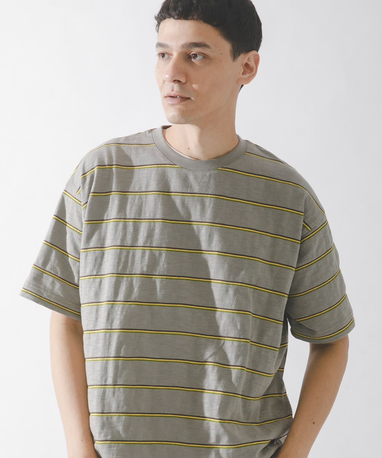 Sonny Label 「スラブ天竺ボーダーショートスリーブTシャツ」|Tシャツ・カットソー|