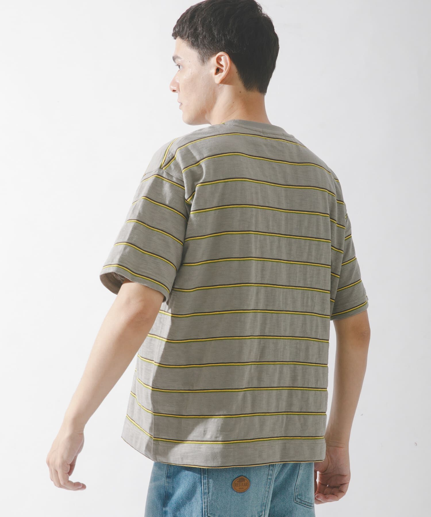Sonny Label 「スラブ天竺ボーダーショートスリーブTシャツ」|Tシャツ・カットソー|