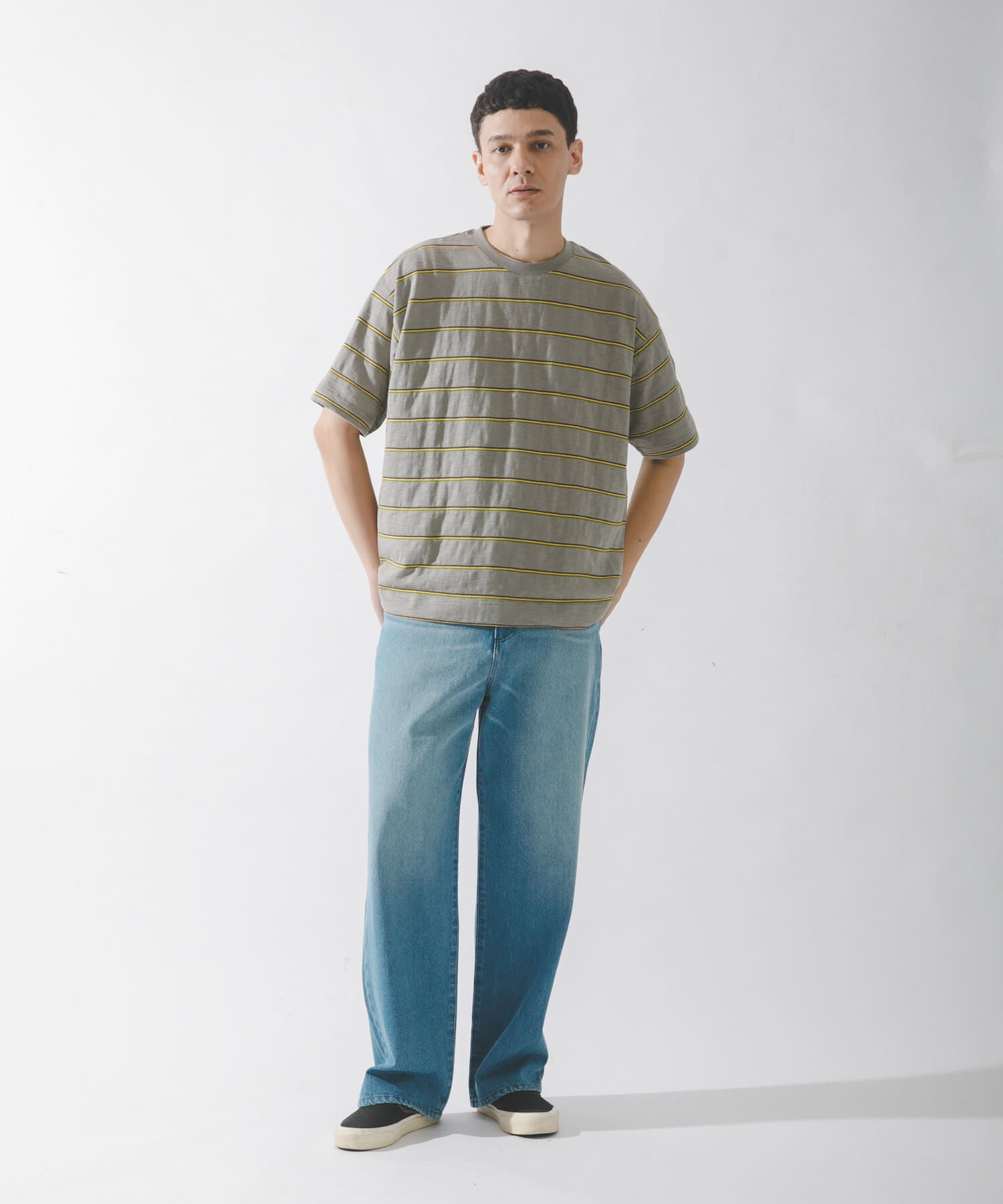 Sonny Label 「スラブ天竺ボーダーショートスリーブTシャツ」|Tシャツ・カットソー|