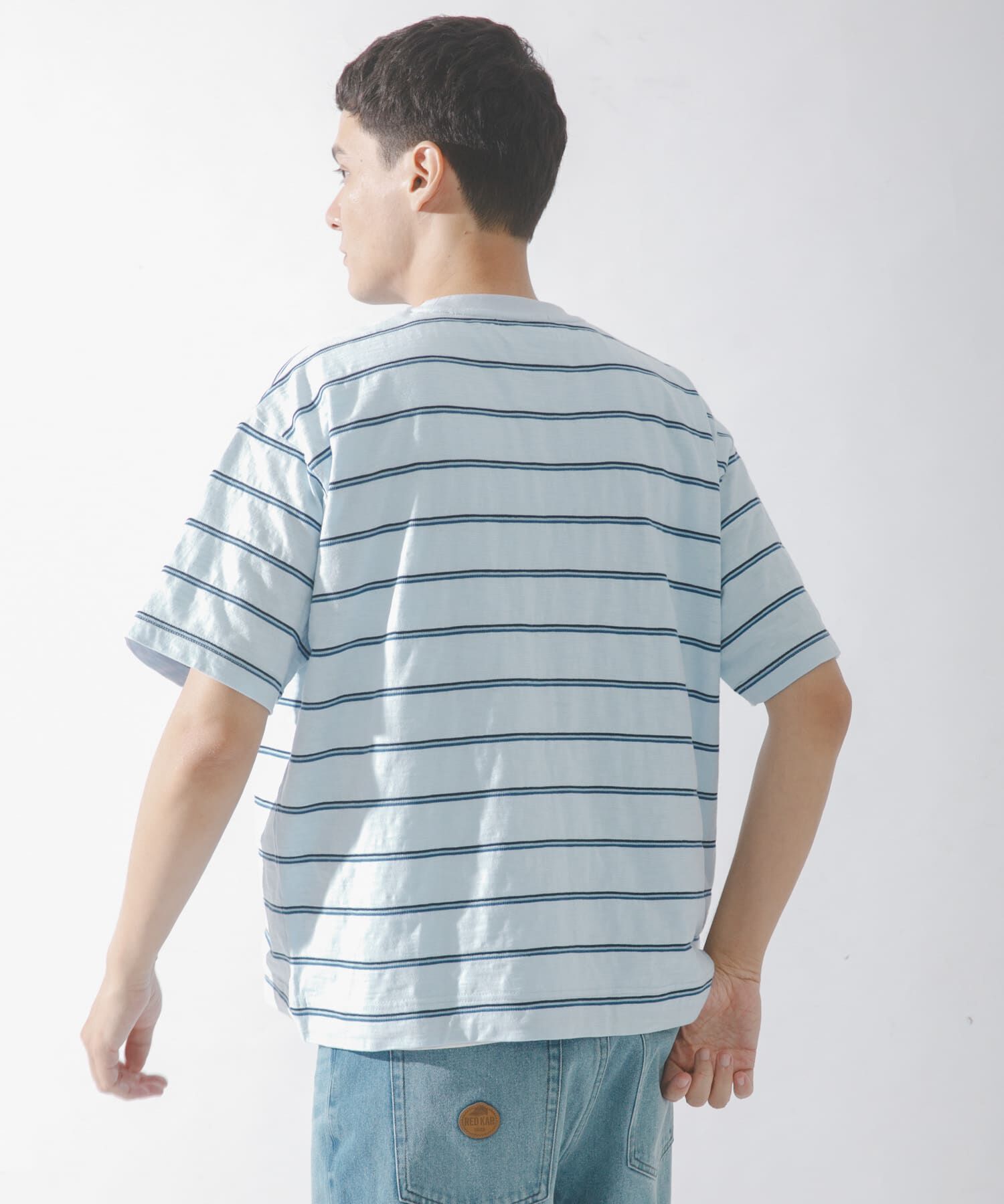 Sonny Label 「スラブ天竺ボーダーショートスリーブTシャツ」|Tシャツ・カットソー|