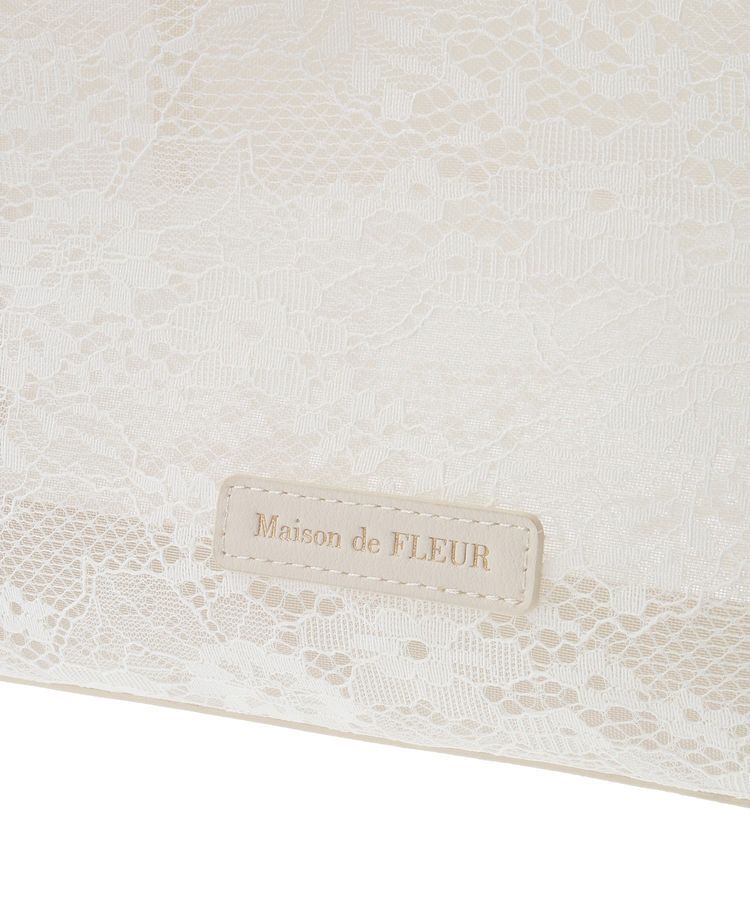 Maison de FLEUR「メッシュレーススクエアトートバッグ」|トートバッグ|