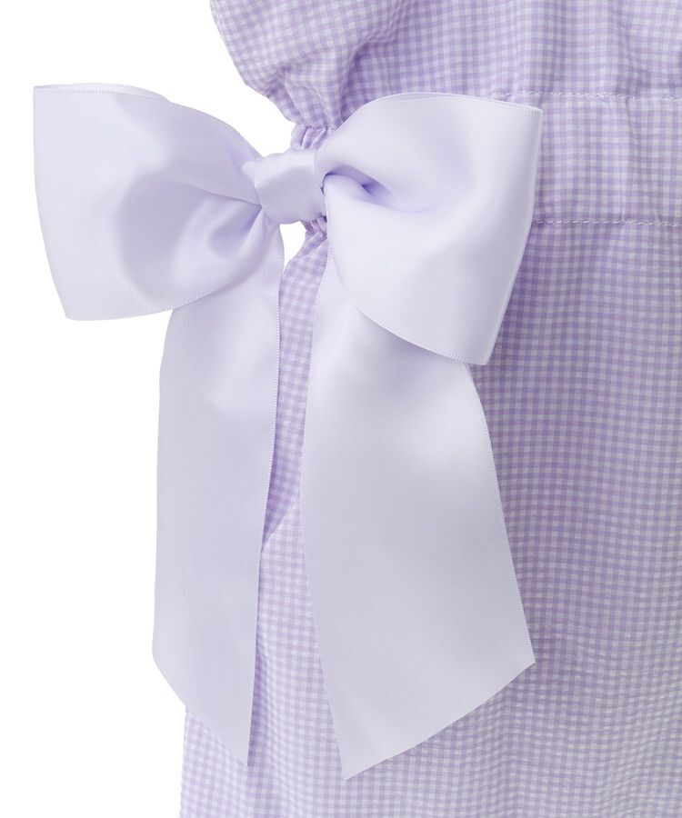 Maison de FLEUR「ギンガムチェックダブルリボントートバッグ」|トートバッグ|