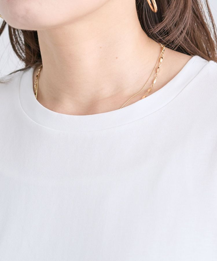 Green Parks「異素材ドッキングペプラムプルオーバー」|Tシャツ・カットソー|