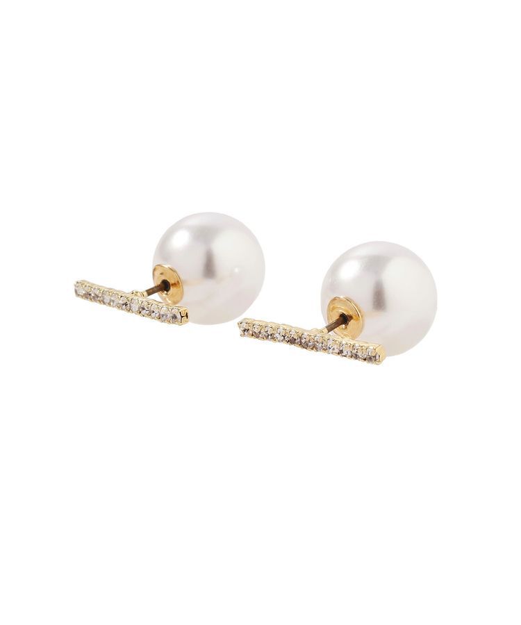 YECCA VECCA「2wayパールバーピアス」|ピアス|