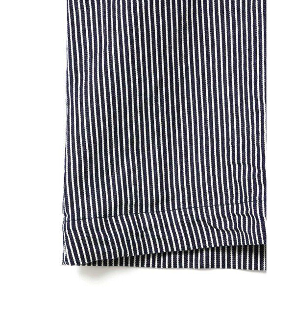 mizuiro ind「mizuiro ind ヒッコリークルーネックショートベスト」|ベスト・ジレ|
