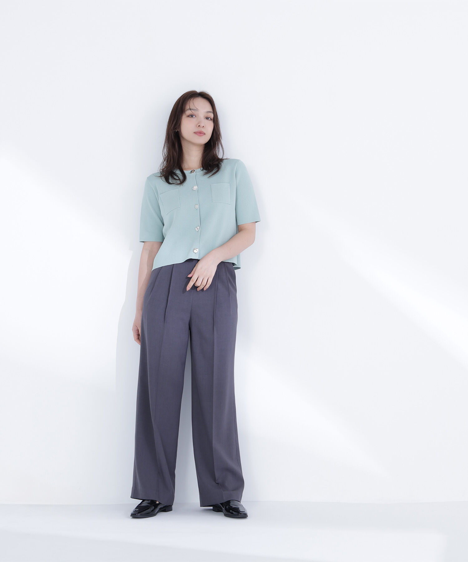  「タックステッチベルテッドパンツ*」|その他|