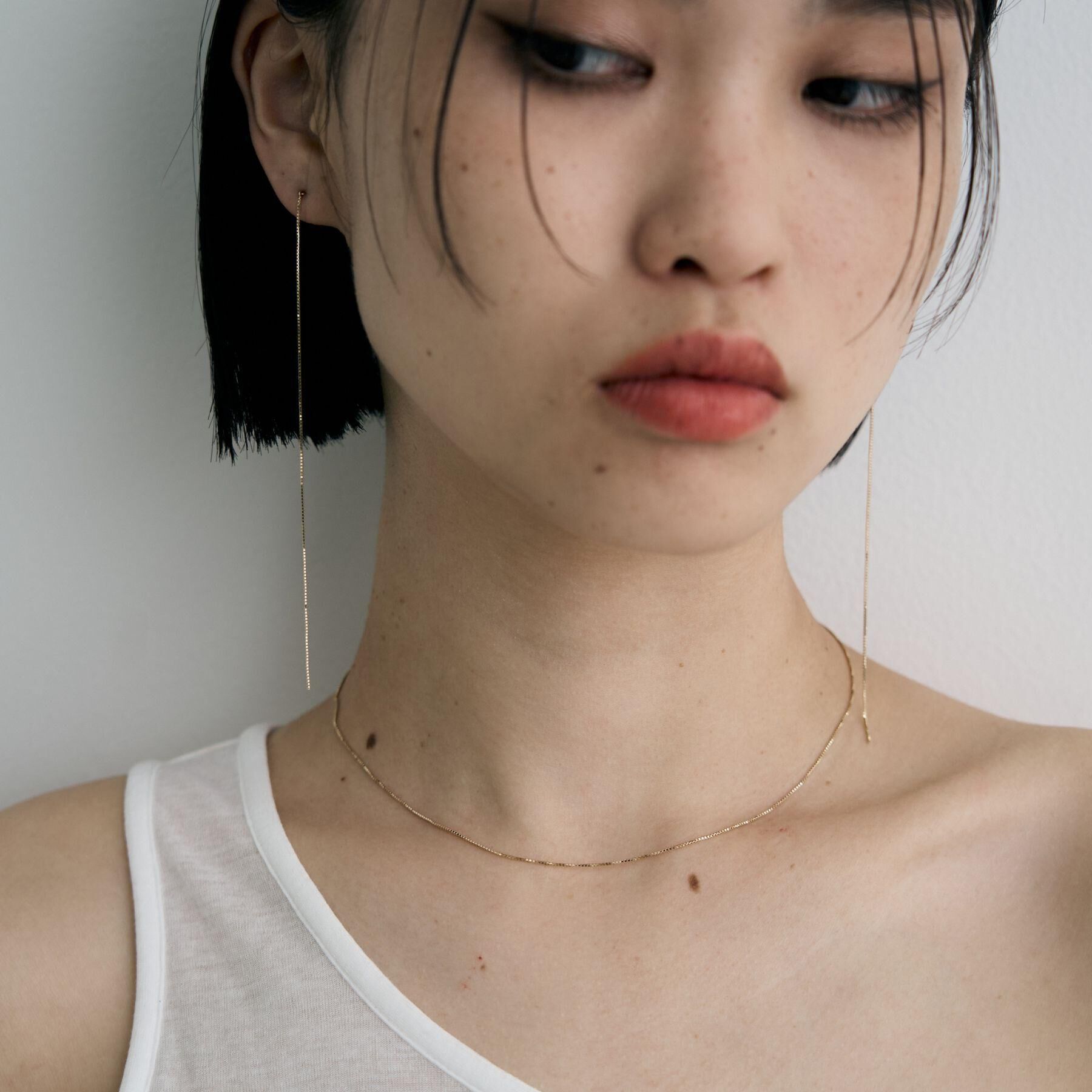 COCOSHNIK ONKITSCH「K10チェーンピアス ベネチアン」|ピアス|