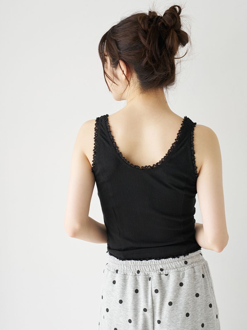 SNIDEL HOME「アイレットレースカットトップス」|ルームウェア|
