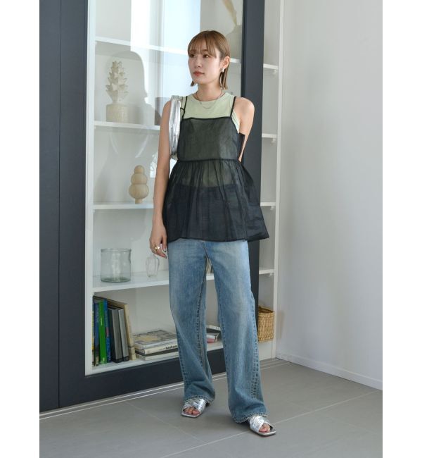 Ungrid「オーガビッツアメスリタンクトップ」|Tシャツ・カットソー|
