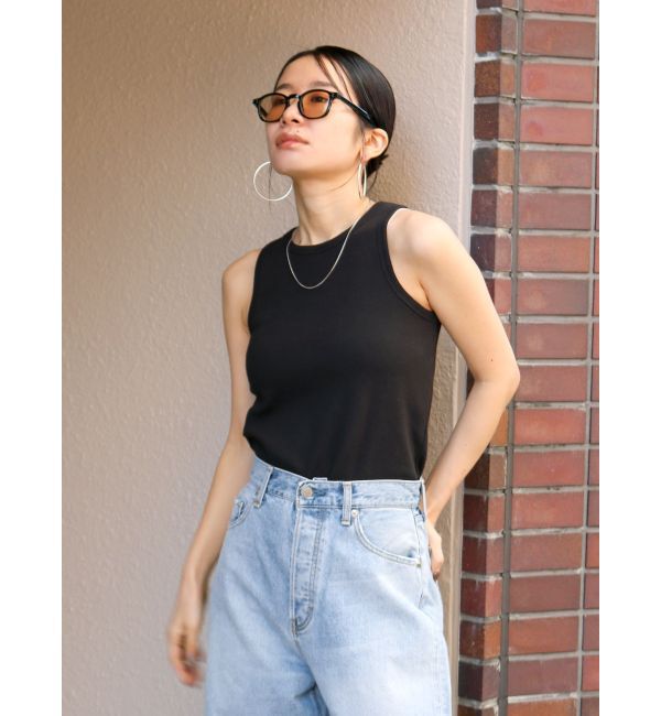 Ungrid「オーガビッツアメスリタンクトップ」|Tシャツ・カットソー|