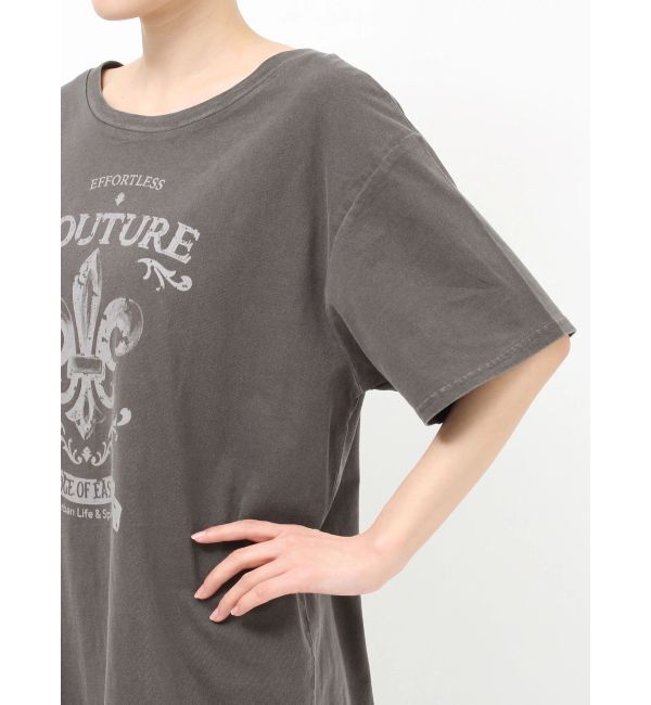 EVRIS「ワンショルグラフィックピグメントＴシャツ」|Tシャツ・カットソー|