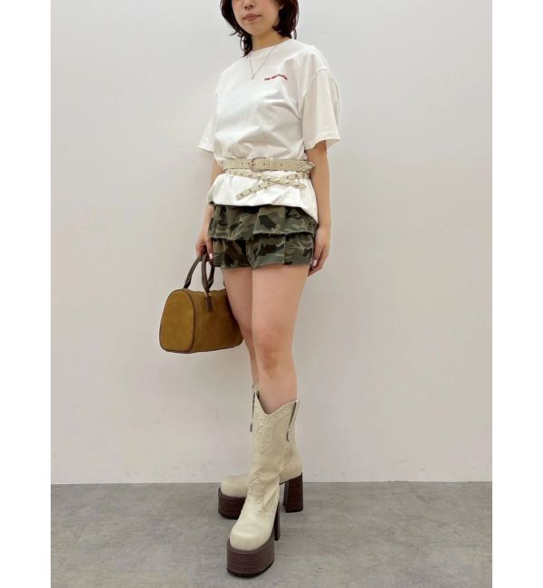 EVRIS「スウェットフリルショートパンツ」|その他|