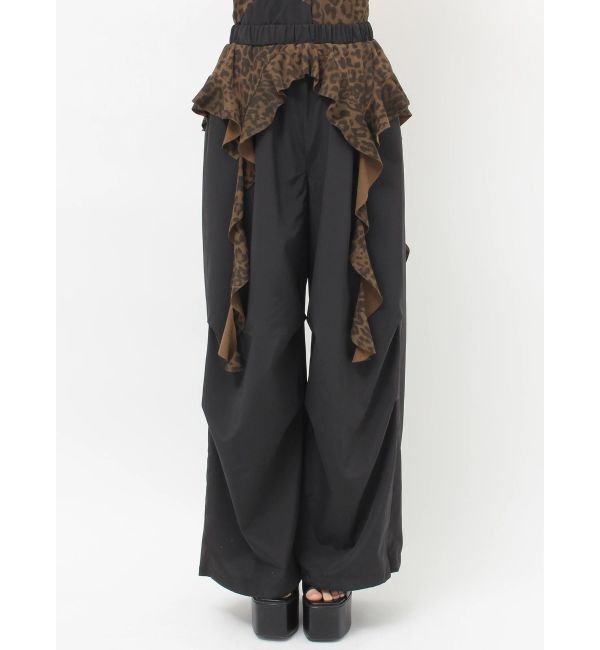 GYDA「LEOPARDウエストDRAPE EDGEパンツ」|その他|