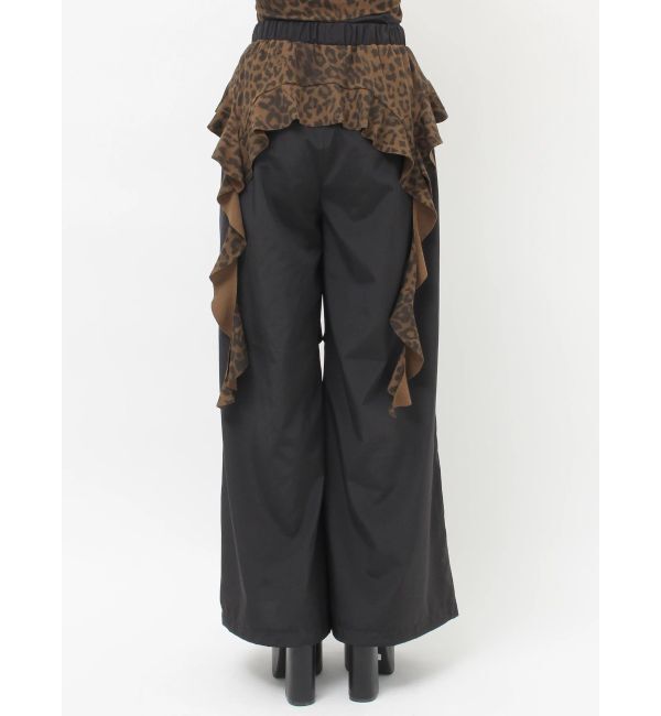 GYDA「LEOPARDウエストDRAPE EDGEパンツ」|その他|