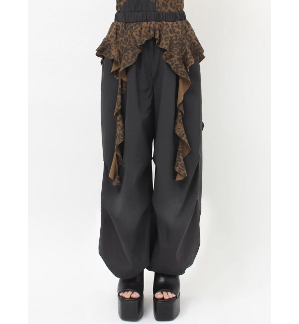 GYDA「LEOPARDウエストDRAPE EDGEパンツ」|その他|