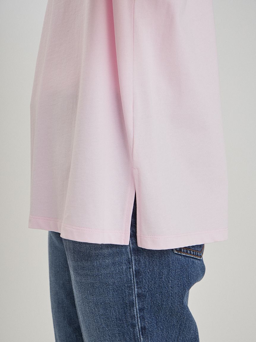 Mila Owen「【接触冷感】ハイラインフレンチスリーブカットＴＯＰＳ」|Tシャツ・カットソー|