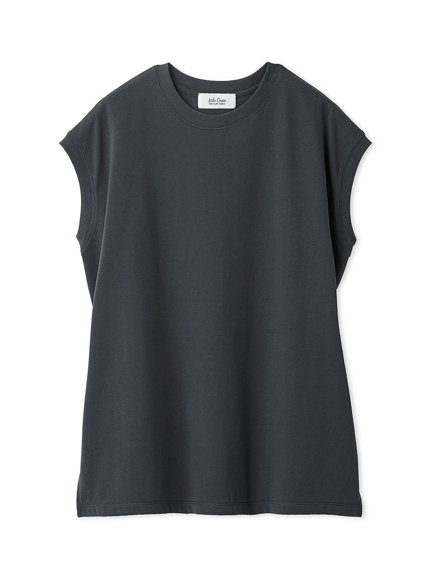 Mila Owen「【接触冷感】ハイラインフレンチスリーブカットＴＯＰＳ」|Tシャツ・カットソー|CGRY