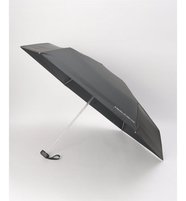 ikka「ウルトラコンパクト折りたたみ傘 55cm  雨傘 日傘 晴雨兼用」|その他|ブラック