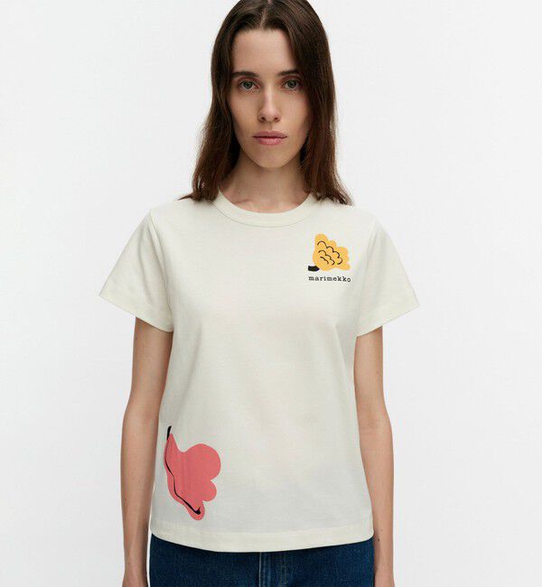 Marimekko「Tammone Kukasta kukkaan Tシャツ」|シャツ・ブラウス|