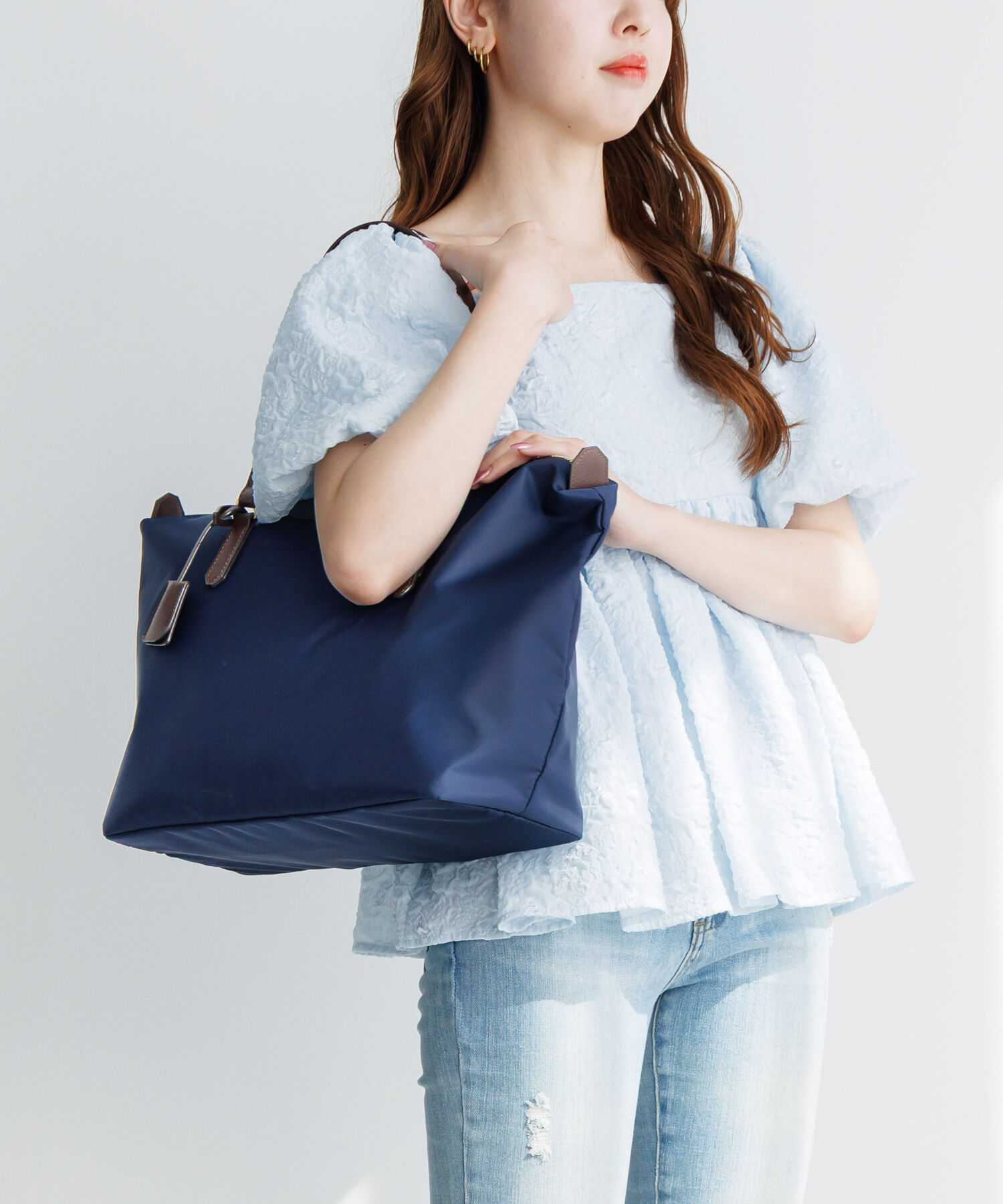  「トートバッグ ビジネス Jewelna Rose ラヴィーナ フォールディングトートバッグ A4サイズ 16291」|トートバッグ|