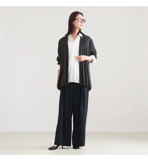 Demi-Luxe BEAMS 「18ゲージ コットンアセテート ロングカーディガン」|ニット・セーター|