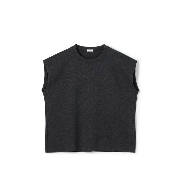 GALERIE VIE「メランジフライス スリーブレスプルオーバー」|Tシャツ・カットソー|17 チャコールグレー