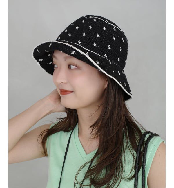 SLOBE IENA「p cnq/パークニック remi ハット PQ26SS-14」|ハット|ブラック