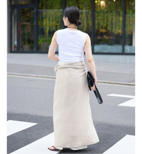 IENA「LES ATELIERS FRANCAIS DE CONFECTION Pareo/Stole ストール PE26JPPAREO」|ストール|
