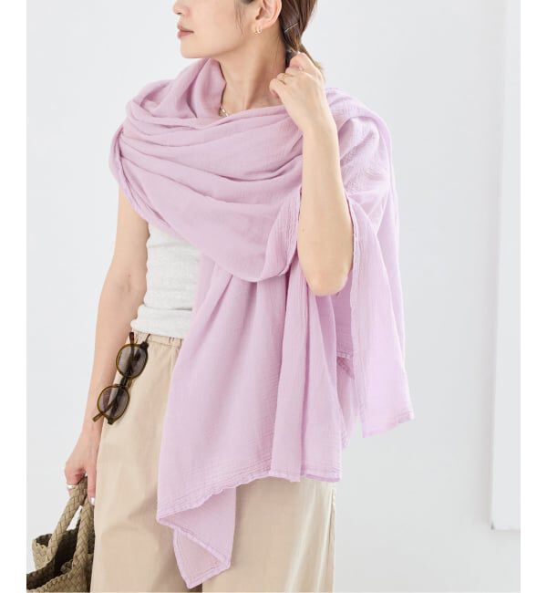 IENA「LES ATELIERS FRANCAIS DE CONFECTION Pareo/Stole ストール PE26JPPAREO」|ストール|