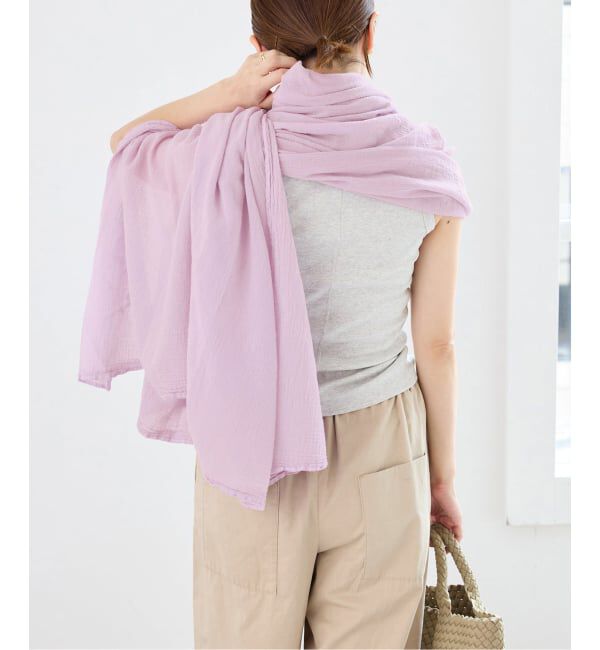 IENA「LES ATELIERS FRANCAIS DE CONFECTION Pareo/Stole ストール PE26JPPAREO」|ストール|