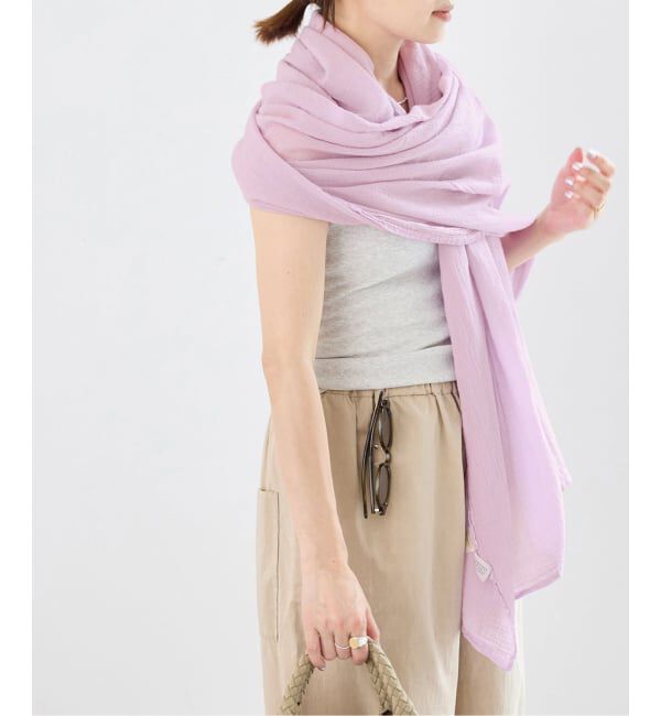 IENA「LES ATELIERS FRANCAIS DE CONFECTION Pareo/Stole ストール PE26JPPAREO」|ストール|