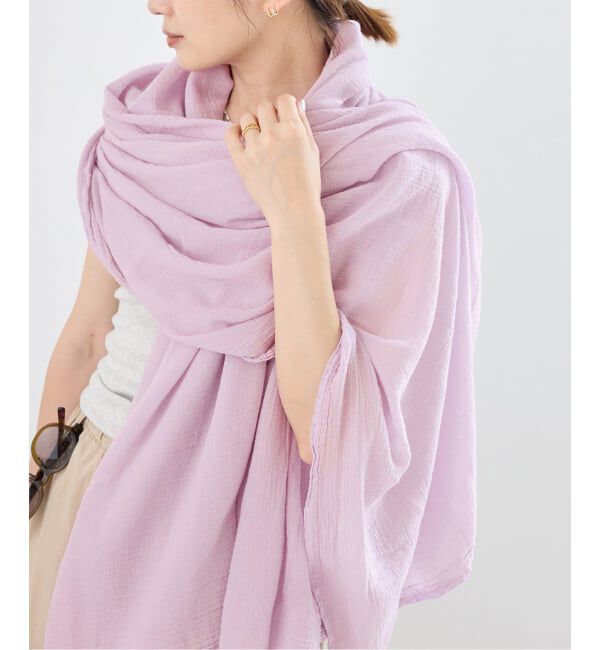 IENA「LES ATELIERS FRANCAIS DE CONFECTION Pareo/Stole ストール PE26JPPAREO」|ストール|