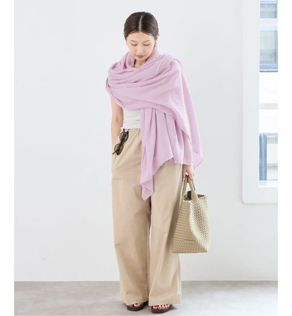 IENA「LES ATELIERS FRANCAIS DE CONFECTION Pareo/Stole ストール PE26JPPAREO」|ストール|
