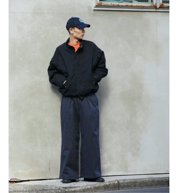 JOURNAL STANDARD「ピン ストライプ バギー ツイル パンツ」|スラックス|