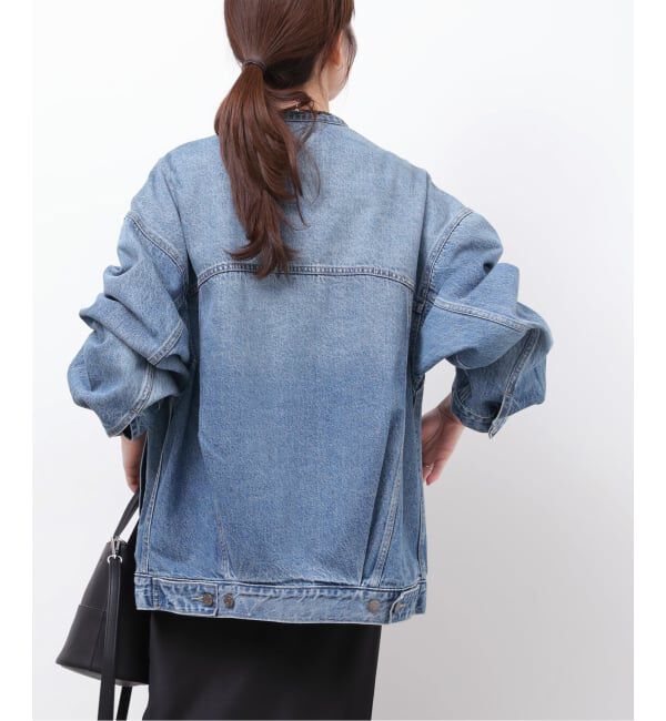 別注【LEVI'S】COLLARLESS XL TRUCKER：デニムジャケット（JOURNAL