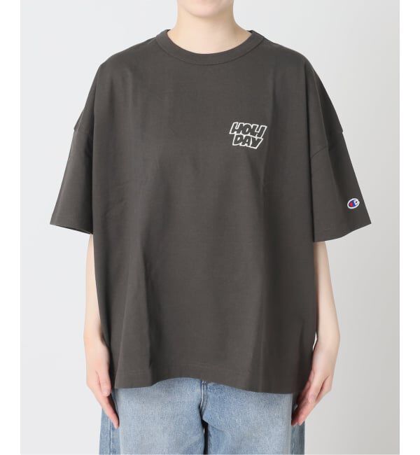 JOURNAL STANDARD「別注【CHAMPION*JOURNAL STANDARD by HOLIDAY】16s/1 Jersey T-SH」|Tシャツ・カットソー|