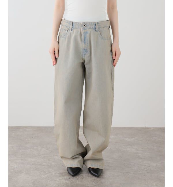 JOURNAL STANDARD「【COOR / クアー】 BACK SIDE BEIGE TINTED JEANS」|スラックス|