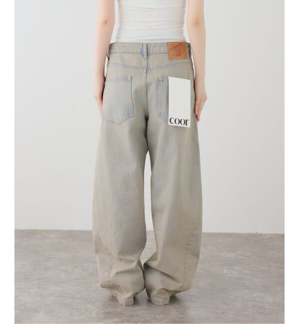 JOURNAL STANDARD「【COOR / クアー】 BACK SIDE BEIGE TINTED JEANS」|スラックス|