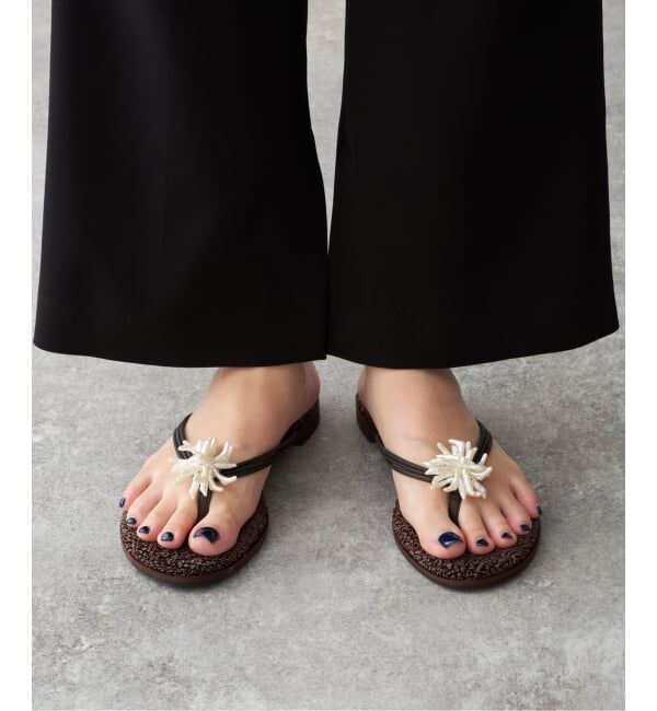 GRISE「《WEB+一部店舗限定》GRISE SEA MOTIF トングサンダル」|サンダル|