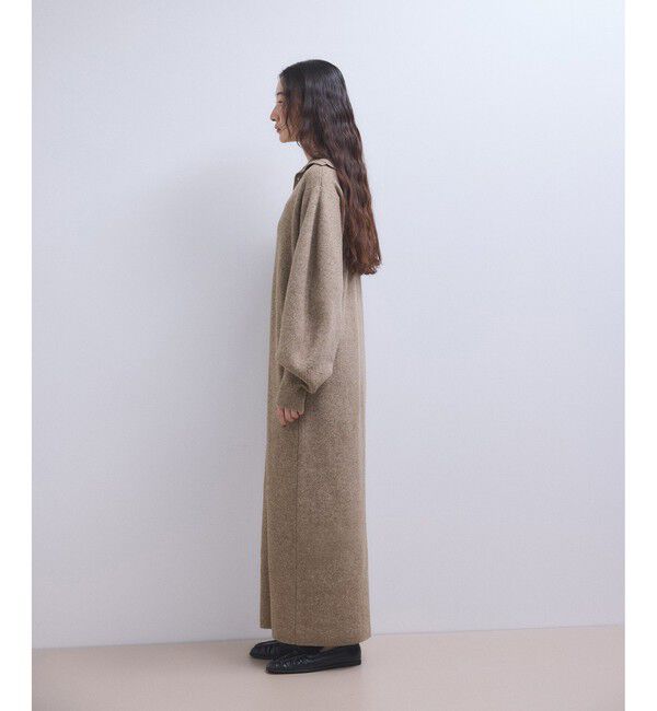 ADAM ET ROPE'「【WEB限定】2WAYニットポロワンピース」|ワンピース|