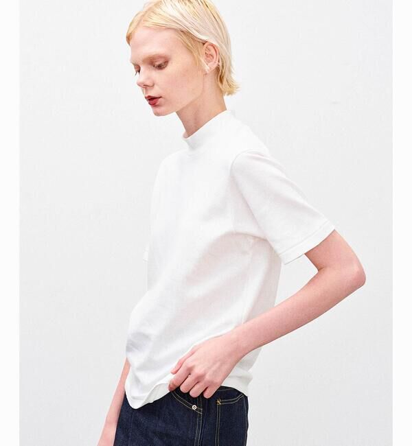 「ANATOMICA | モックネック Tシャツ WOMEN」|Tシャツ・カットソー|