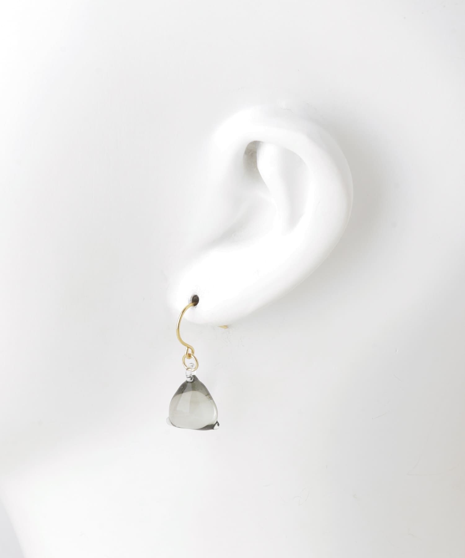 URBAN RESEARCH DOORS「『別注』HARIO Lampwork Factory&times;DOORS　テトラグレーピアス」|ピアス|