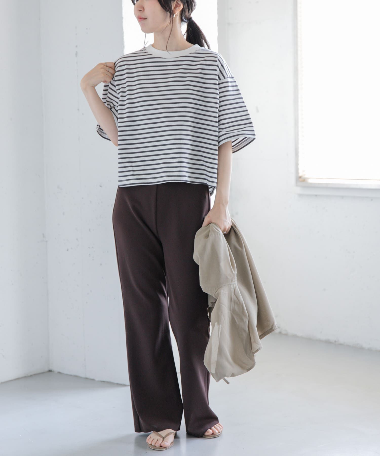 URBAN RESEARCH DOORS「FORK&SPOON　ハイツイストフレアパンツ」|その他|