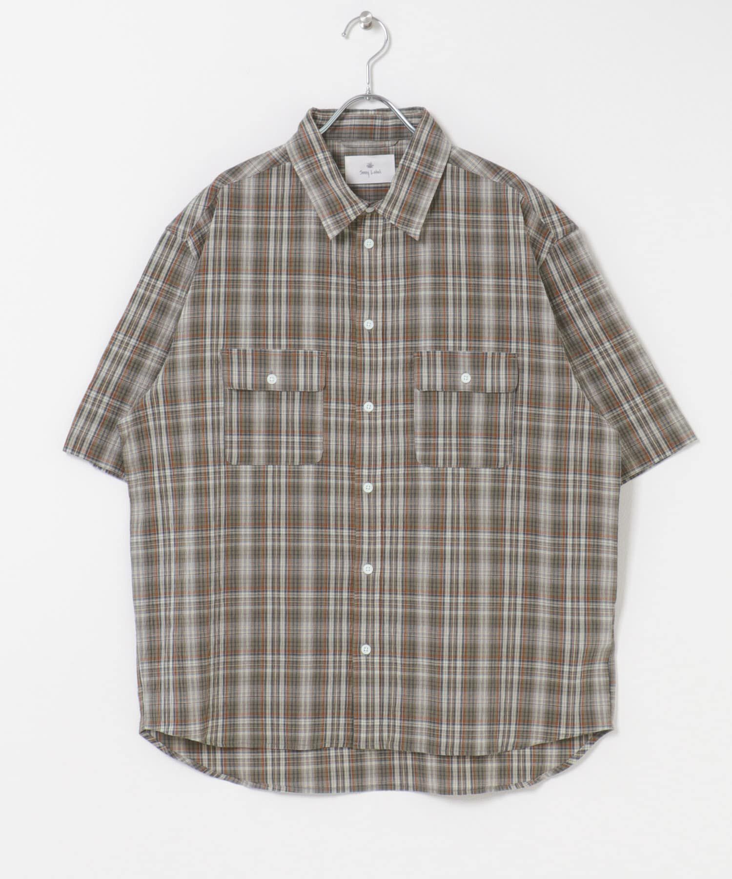 Sonny Label 「ワッシャーチェックショートスリーブシャツ」|シャツ・ブラウス|